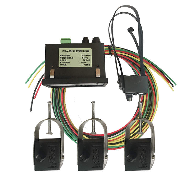 DFI-M型面板型故障指示器_电力监测线路故障指示器_短路报警传感器