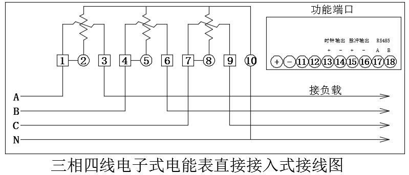 电表接线图示例1